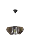 15413-XX Calyps - riippuvalaisin, musta, vaalea puu tai ruskea puu lamelli, Aneta - Riippuvat valaisimet - 008349 - 10