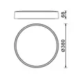 8835 valkoinen/ 8836 musta Cumbuco II plafondi 38cm, mAntra - Plafondit - 005019 - 3