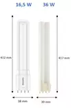 4926025 3000K Philips CorePro Led PLL- pistokantalamppu 16,5W, korvaa 36W PLL-loisteputken - Led-lamput - 005529 - 4