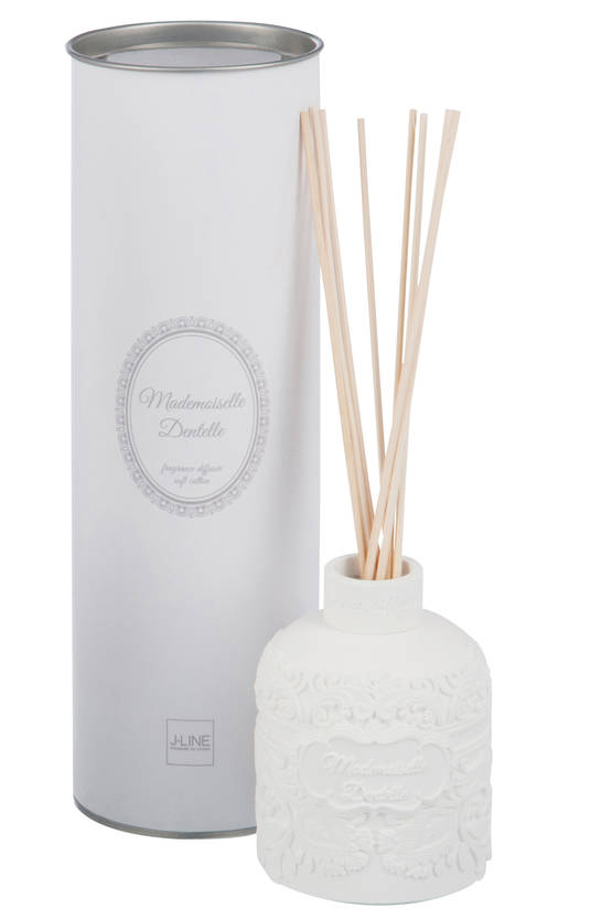 68923 Ylellinen huonetuoksu Forest, kaunis keramiikkapullo + tikut, J-Line, Roomlight - Sisustustuotteet ja astiat - 181339 - 1