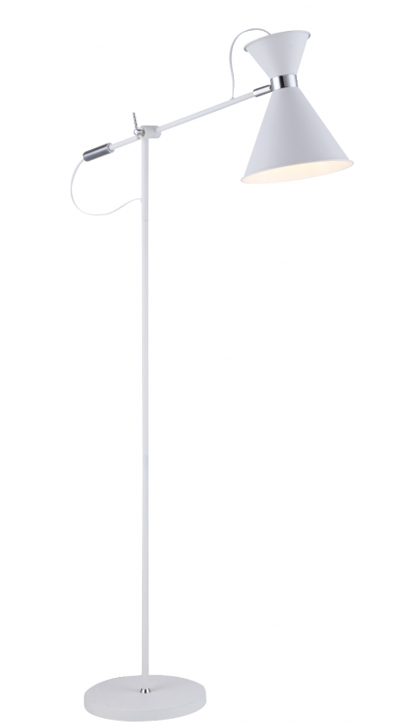 3745-06 Channel - lattiavalaisin, valkoinen, kromi, E27, 144 cm, Valaisin Grönlund - Lattiavalaisimet - 181679 - 1