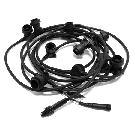 418-10 Valosarjajohto Extra Connecta 10L, musta, StarTrading, Noortrade - Valosarjat ulos - 009219 - 1