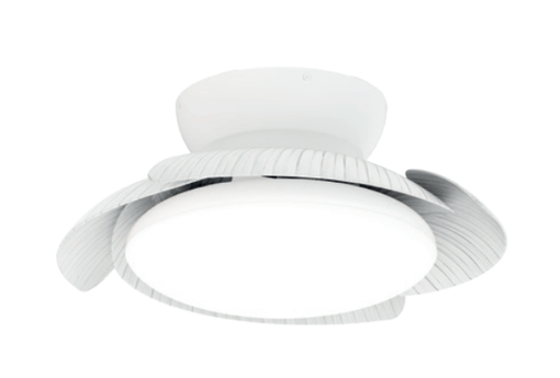 8233 Aloha - tuuletinvalaisin 52cm valkoinen, design Santiago Sevillano, moottori 30W, 45W led, Mantra, E.litevalaisimet - Tuulettimet - 006919 - 1