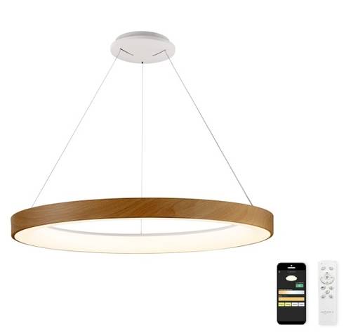 8575 Niseko II 65cm riippuvalaisin kaukosäätimellä, puujäljitelmä, mAntra, e.litevalaisimet.fi - Riippuvat valaisimet - 010899 - 1