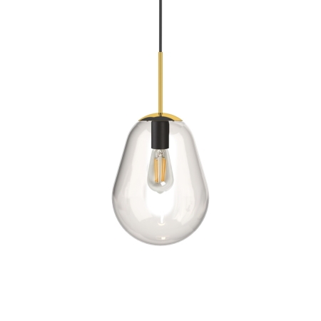 8673 Pear S - riippuvalaisin, kirkas lasi / musta / kulta, Nowodvorski, E.litevalaisimet - Riippuvat valaisimet - 184339 - 1