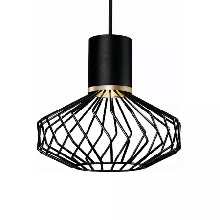 8862 Pico riippuvalaisin, musta, messinki, 1xGU10, E.litevalaisimet - Riippuvat valaisimet - 183249 - 1