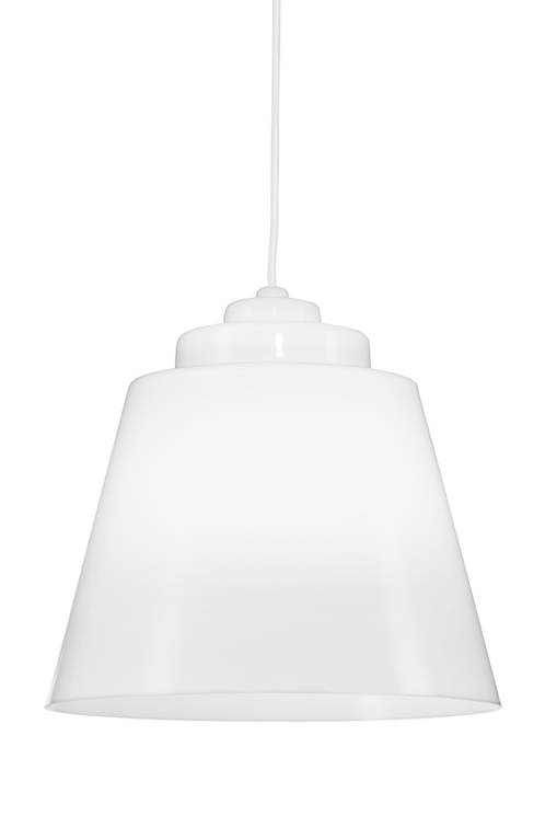 Kiiruna -riippuvalaisin 28cm opaalinvalkoinen, design Elizabeth Salonen, Fosto Oy - Riippuvat valaisimet - 006799 - 1