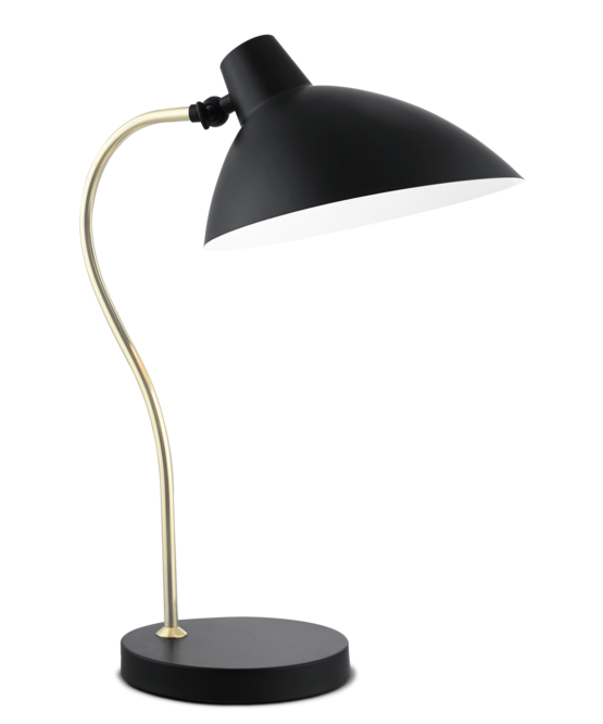 P39417-1MU Jayden pöytävalaisin, musta / kulta, E27, Sessak - Pöytävalaisimet - 182259 - 1