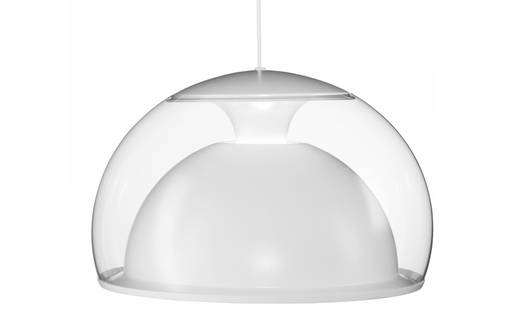 Siluette riippuvalaisin 46cm kirkas/valkoinen, ORNO Originals, design Heikki Turunen, Fosto Oy - Riippuvat valaisimet - 100279 - 1