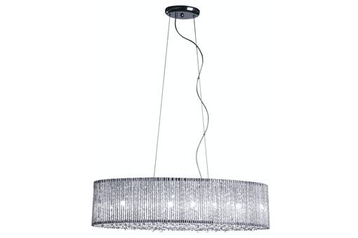 T1533 Avenue Oval - riippuvalaisin 81cm, kromi / kristalli, 6xG9, Cottex - Riippuvat valaisimet - 183269 - 1