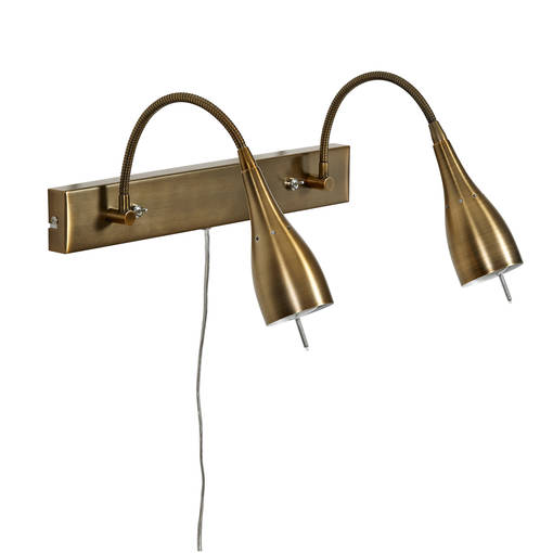 V 472/00, 2-osainen Tanum - seinävalaisin, oxid, 2xE14 R50, suunnattava, AH-Belysning - Seinävalaisimet - 100349 - 1