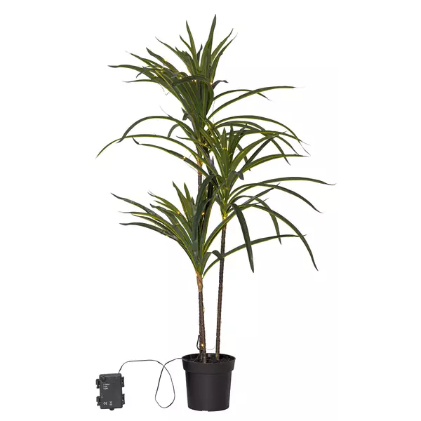 857-55 Bali koristepuu ledeillä 90cm, paristokäyttöinen, Star Trading - Muut - 008249 - 1