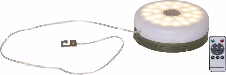 590-79 Rondo ladattava led-valosarja, telttavalo, lisäakku, kaukosäädin, StarTrading - Valosarjat ulos - 009059 - 1