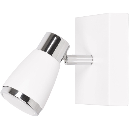 400-01 Easy - seinävalaisin, valkoinen, kromi, GU10, johdolla, E.litevalaisimet - Kohdevalaisimet - 009529 - 1