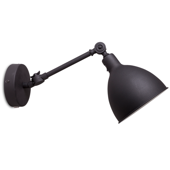 4300120-4007 Bazar Mini seinävalaisin, musta, E27, By Rydéns, Sessak - Seinävalaisimet - 010279 - 1
