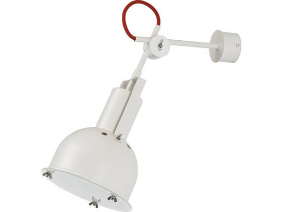 5524 Industrial - seinävalaisin, valkoinen, punainen, lasi, E27, E.litevalaisimet - Seinävalaisimet - 182499 - 1