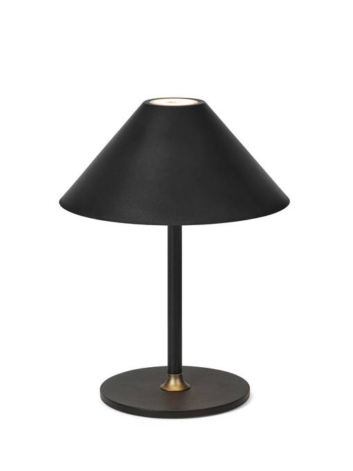 800803 Hygge ladattava pöytävalaisin sisälle tai ulos, musta, Design Michael Waltersdorff ja Emanuele Patton, Halo Design - Pöytävalaisimet - 184569 - 1