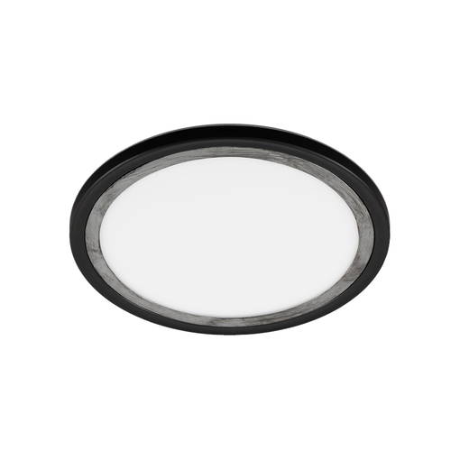 7454-414 Slim Deco plafondi 29,3cm 22W musta/hopea, Briloner, E.litevalaisimet - Plafondit - 184959 - 1