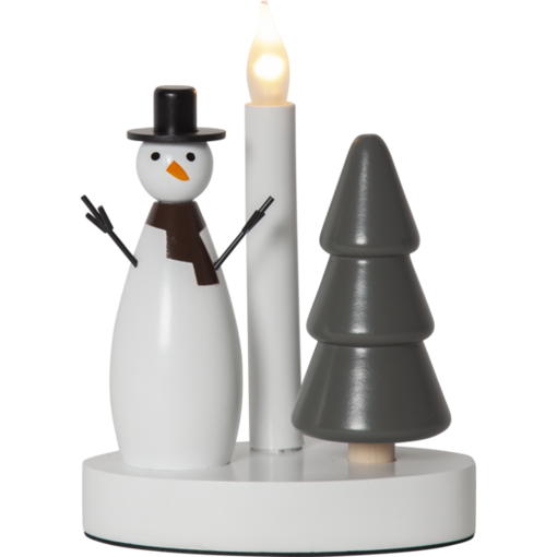 652-91 Cristmas Joy Lumiukko kynttelikkö, StarTrading, noortrade - Kyntteliköt ja kynttilät - 185289 - 1