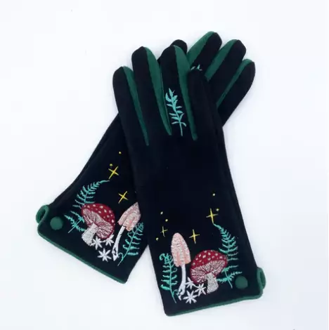 Forage sieni kirjaillut - käsineet, House of Disaster - Tekstiilit ja asusteet - 185529 - 1